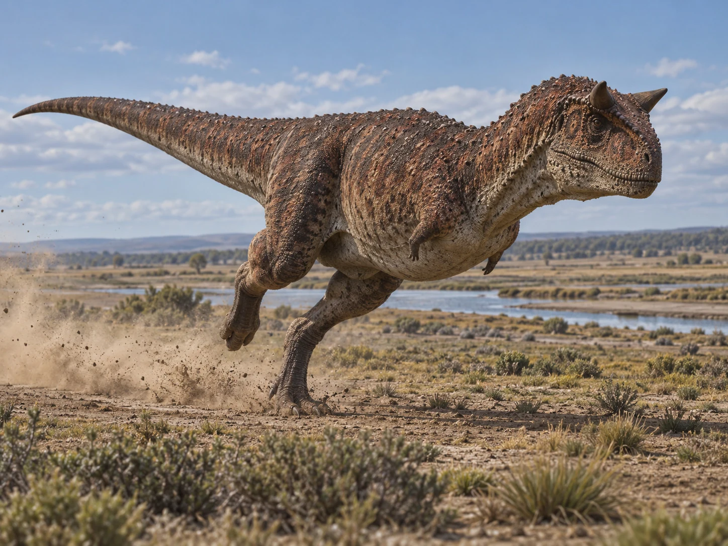 Бегущий карнотавр (Carnotaurus sastrei)
