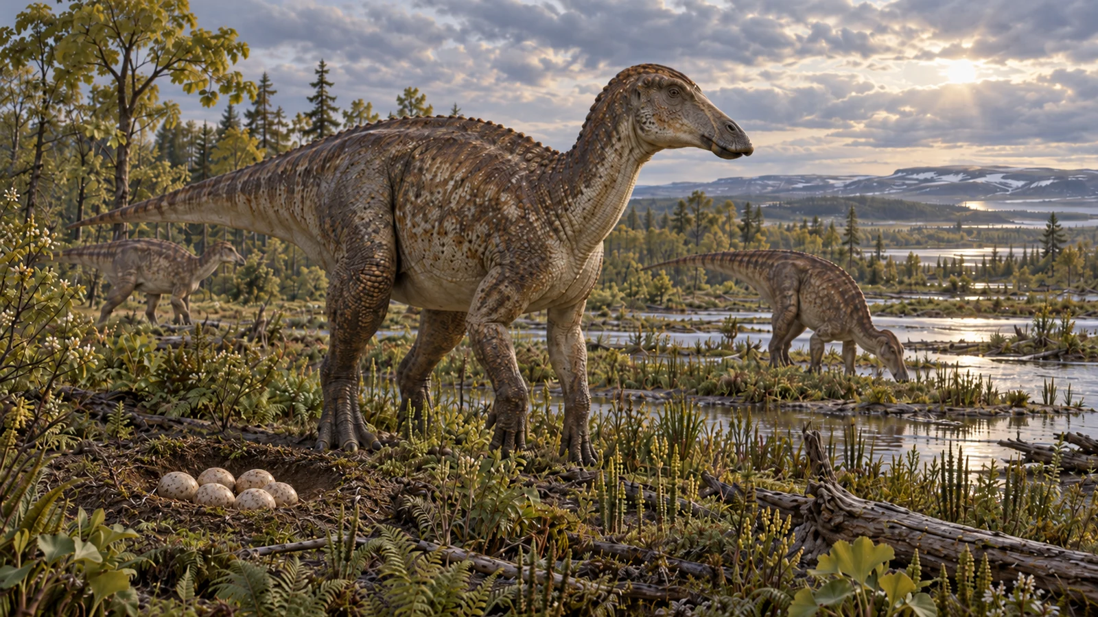 Гадрозавры Чукотки (Hadrosauridae)